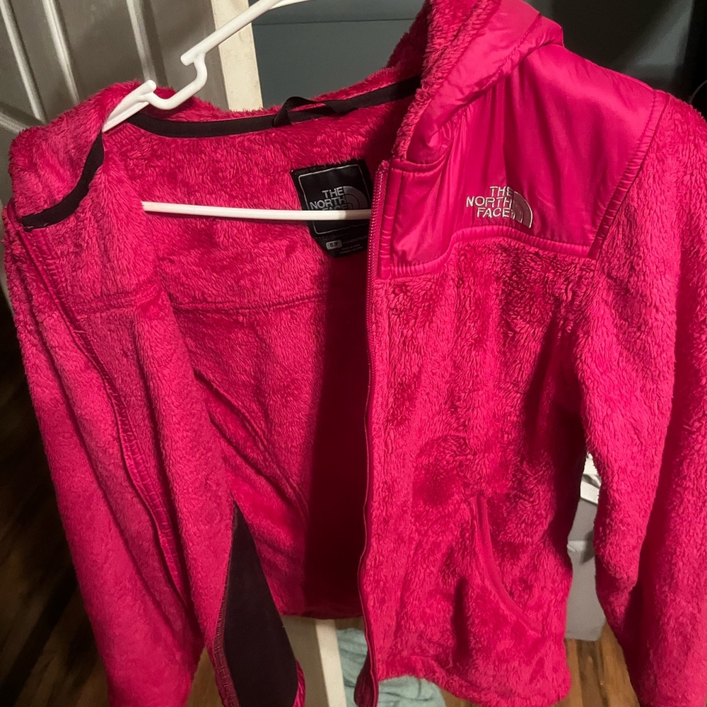 The North Face Vibrant Pink Fleece Hoodie